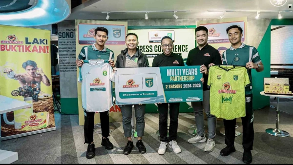 Persebaya dan Extrajoss Lanjutkan Kerja Sama di Liga 1 2024/2025